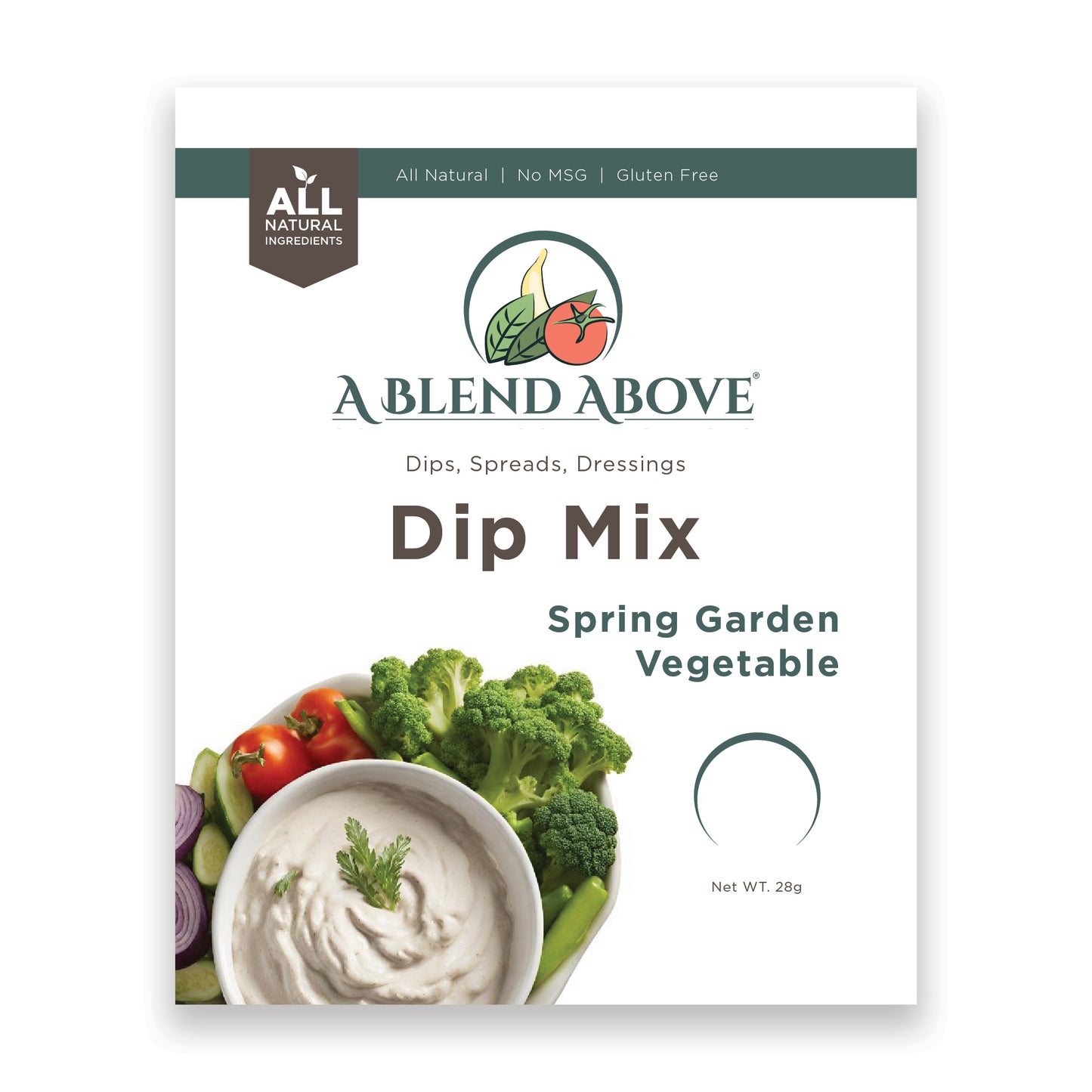 Spring Garden Vegetable Dip Mix